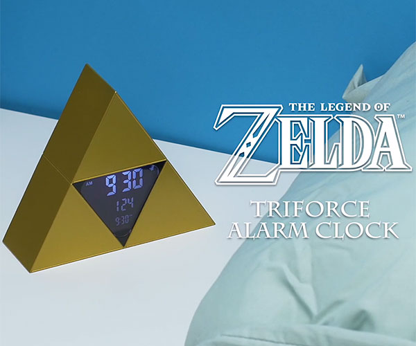 WAKE UP EARLY TO SAVE THE WORLD WITH THIS LEGEND OF ZELDA ALARM CLOCK