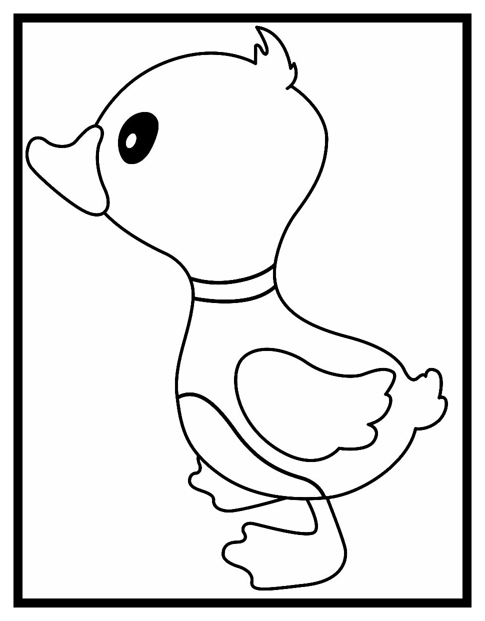 Schöne Dinge: Malvorlagen Ente