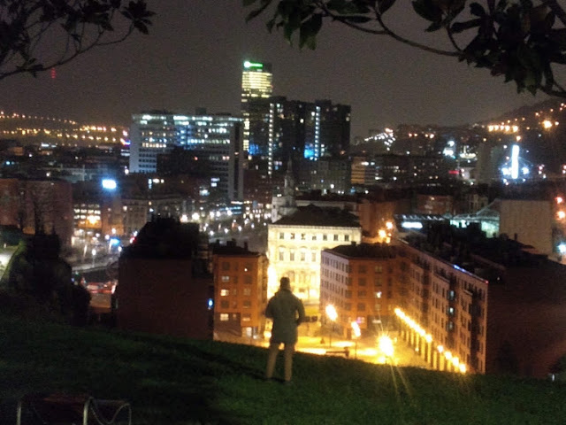 Bilbao desde el parque Zurbarán