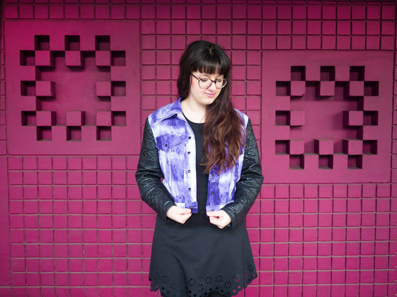 KuneCoco • #naehdirwas • Ultra Violet YAY or NAY Selbstgenähte Jeansjacke in Pantone Trendfarbe 2018