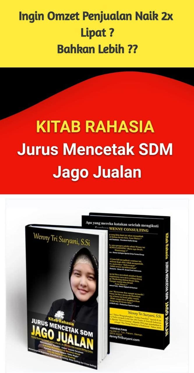 Kitab Rahasia SDM Jago Jualan