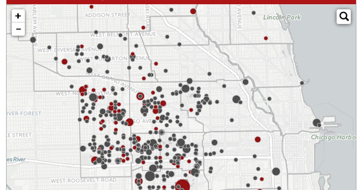 Mapping For Justice Chicago Shootings Use Map to Mobilize Resources