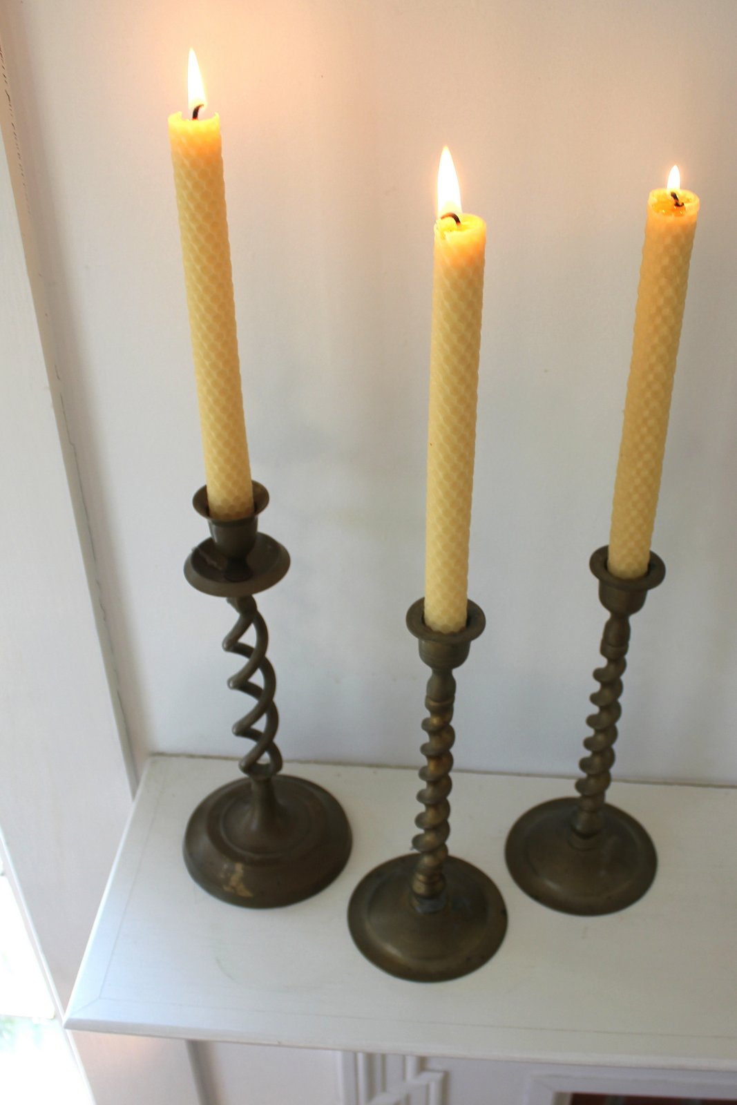 Barberry Hill Farm Candlemas, Making Beeswax Candles