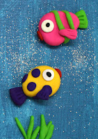 peces de plastilina