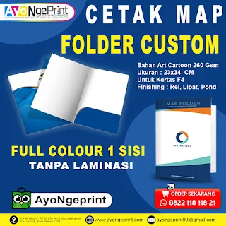 Cetak Map Dinas Custom Full Color di Batang Jawa Tengah