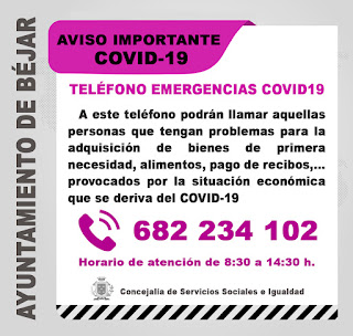 Nuevo servicio de atención telefónica por el coronavirus - 28 de abril de 2020