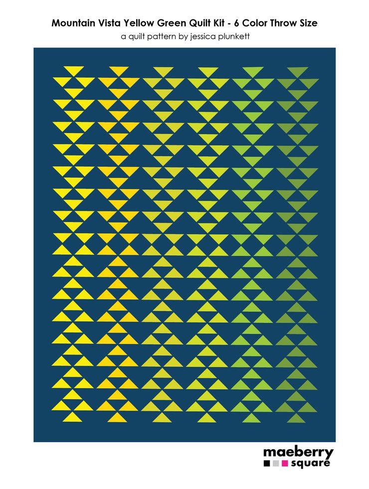 Mountain Vista Quilt Kit Options