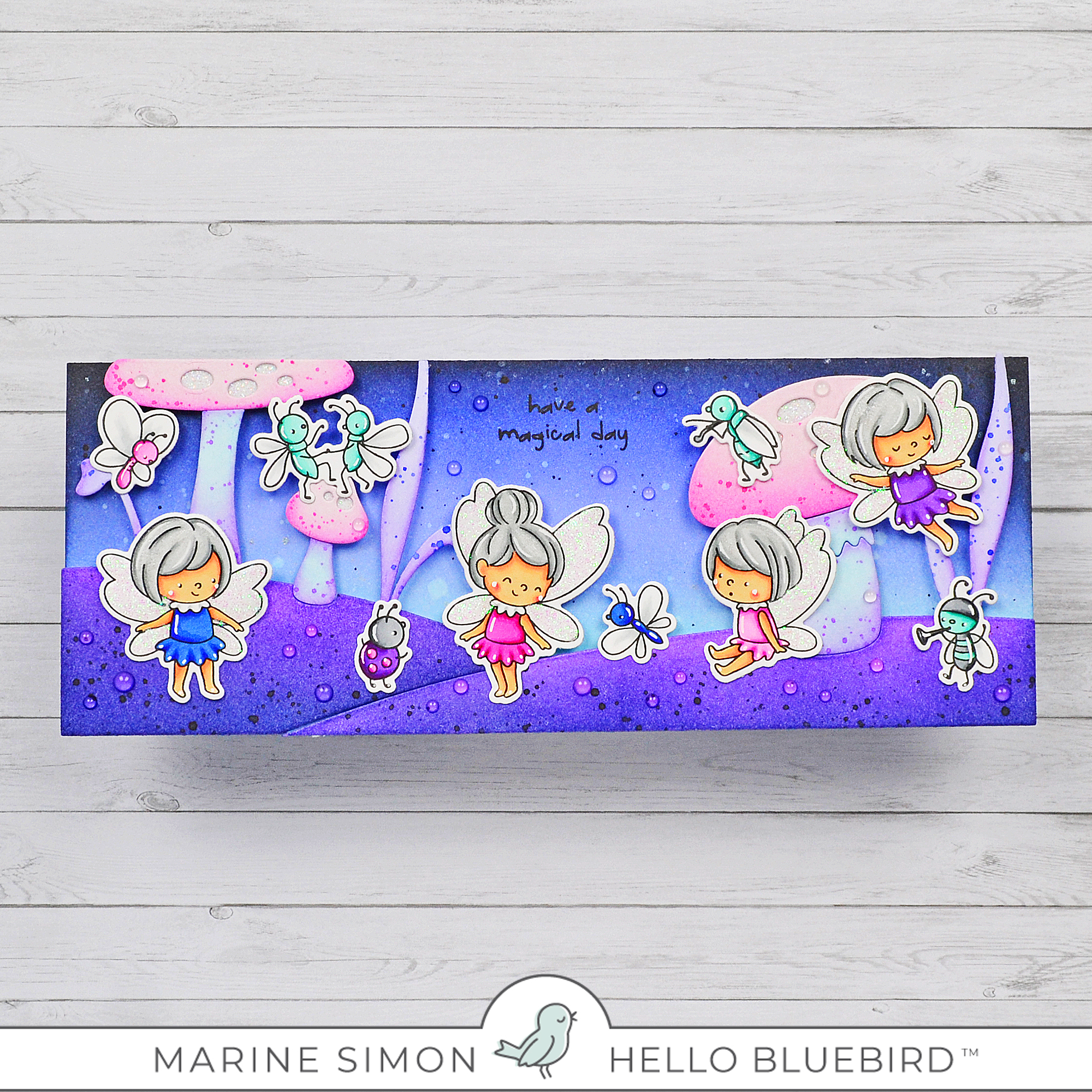 Blue Marine Craft Hello Bluebird Magical Fairy Dance