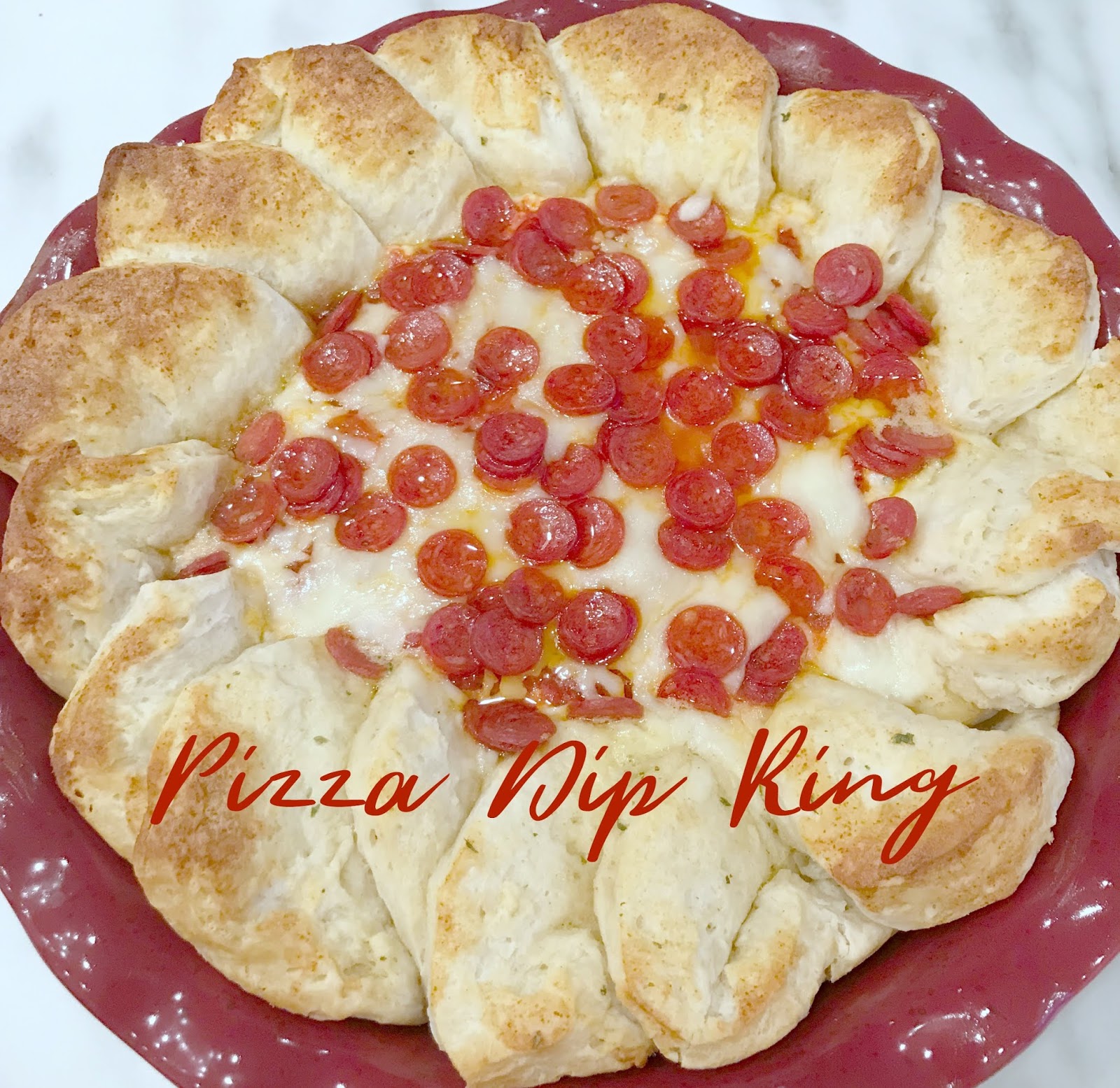 Pizza Dip Ring (or Wreath) Purple Chocolat Home