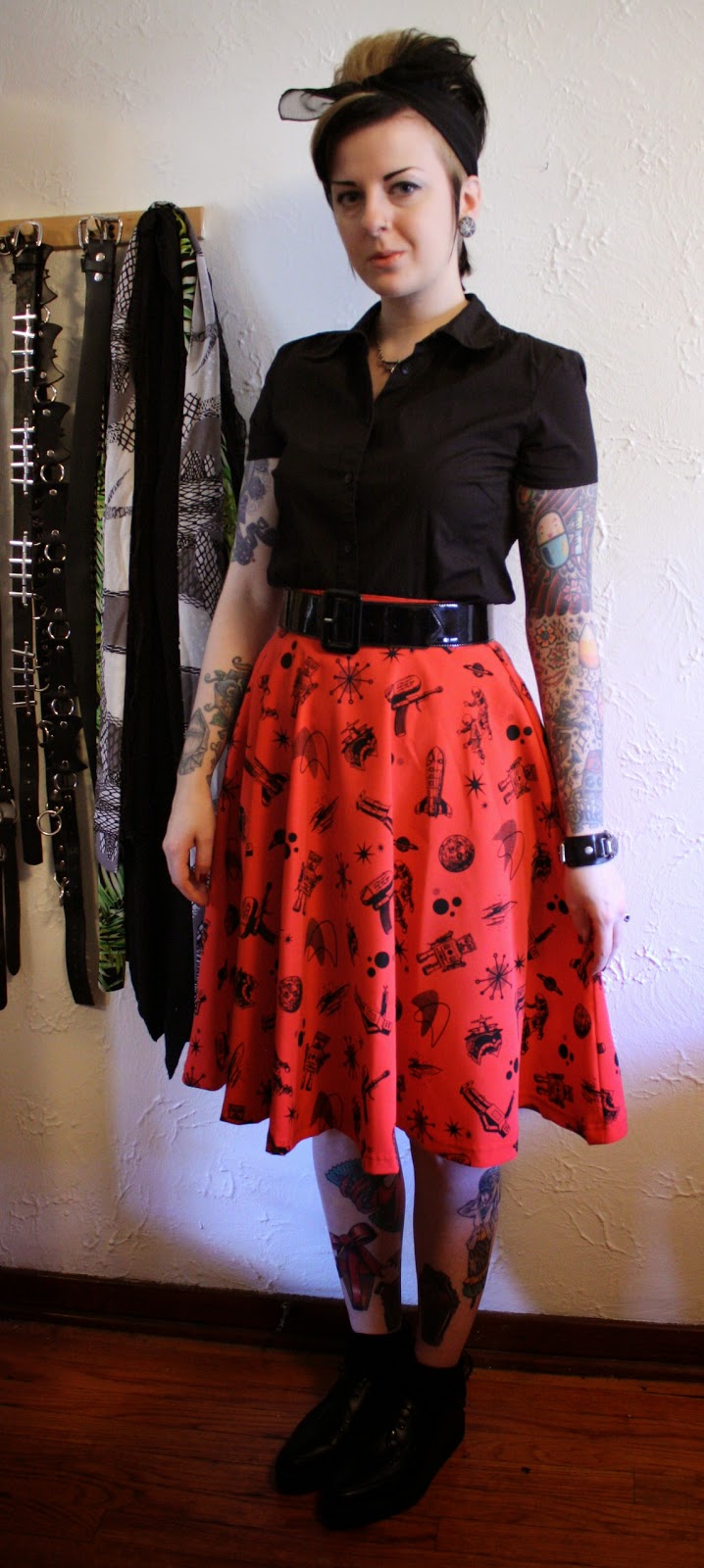 Robots Top Skirt