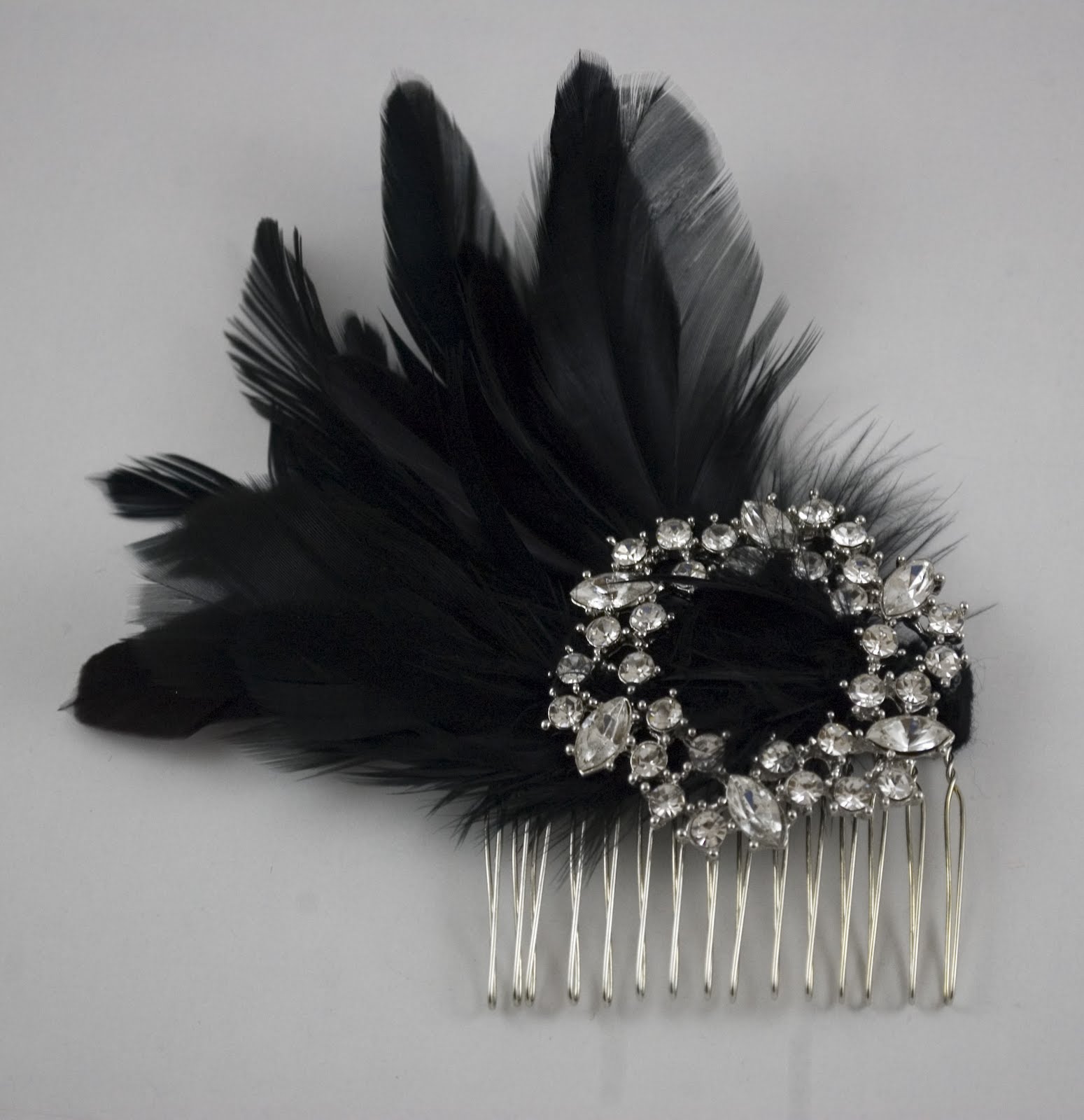 Grace Designs VintageInspired feather hair comb
