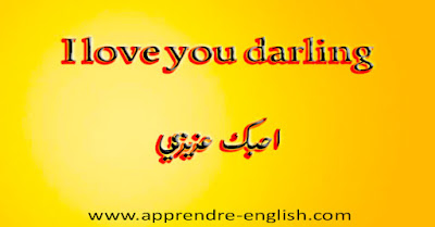 I love you darling    احبك عزيزتي