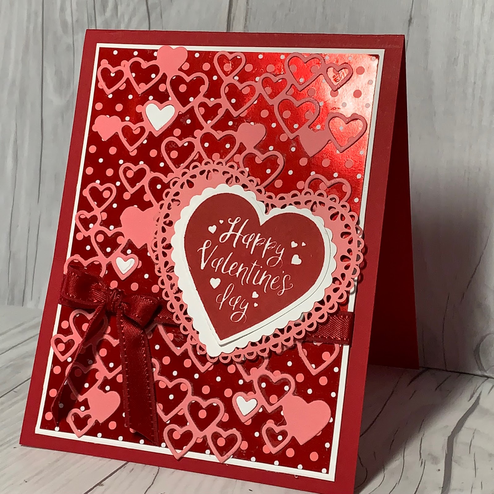 Valentine Card using Heartfelt Stamp Set Stamped Sophisticates