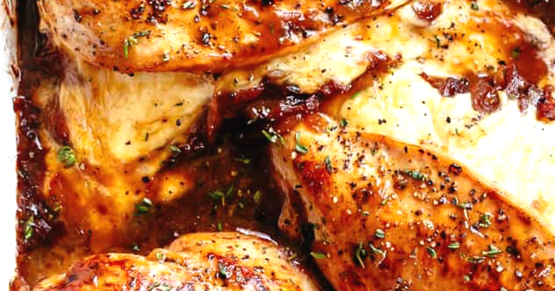 French Onion Stuffed Chicken | EAT