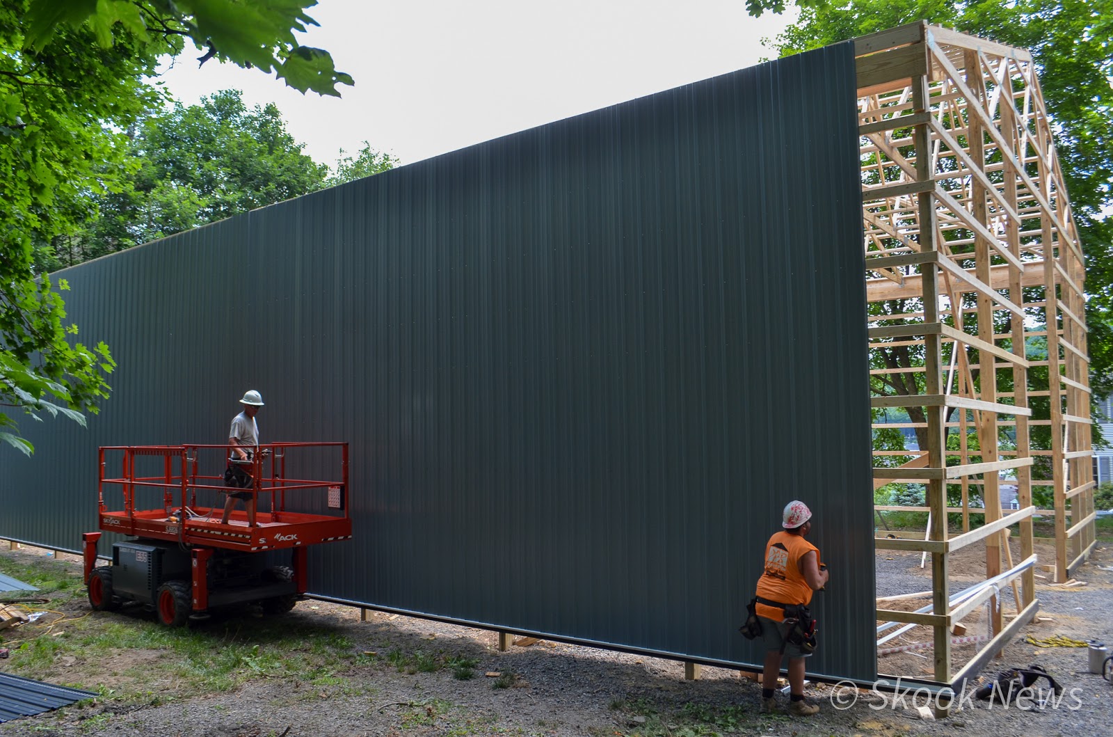 Work Begins on New Indoor Batting Cages for the Ashland Little League