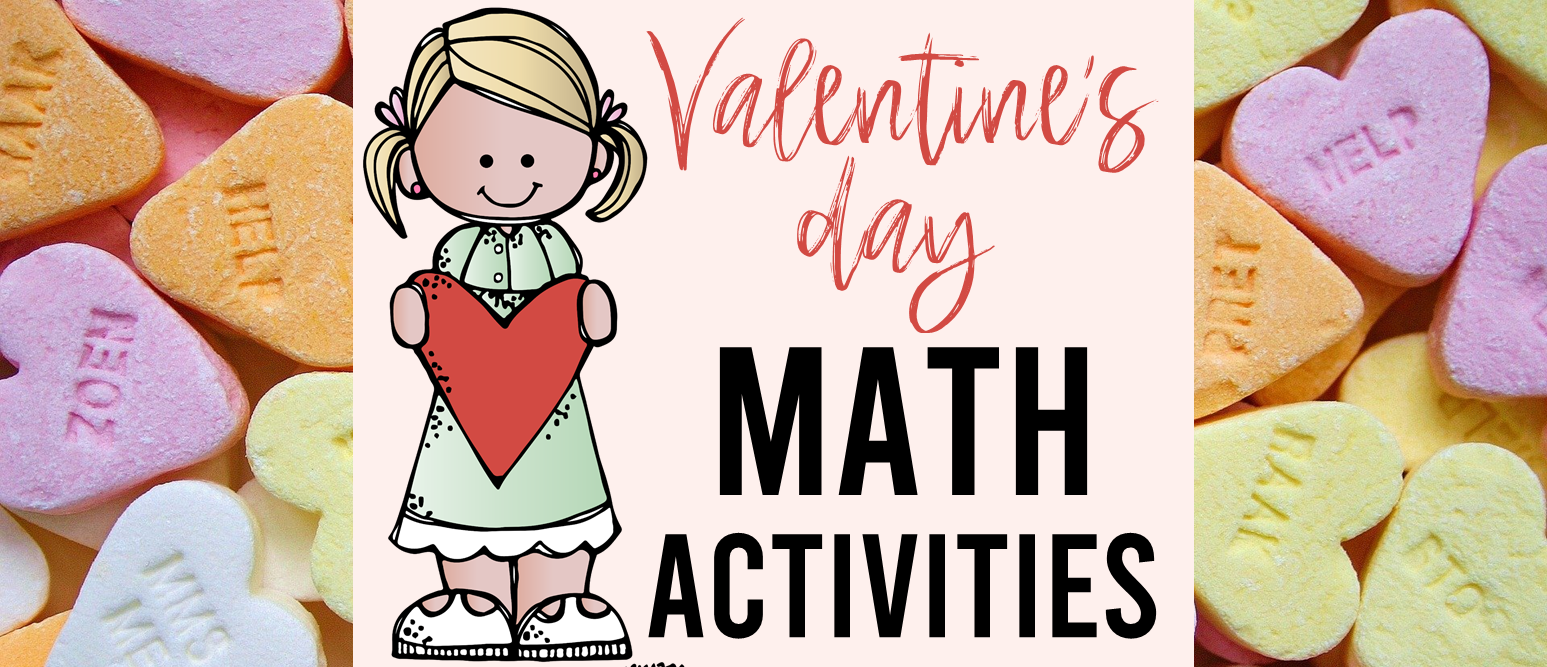 Valentine's Day Math activities using conversation hearts for sorting, graphing, counting, 10 frames, and more in Kindergarten and First Grade