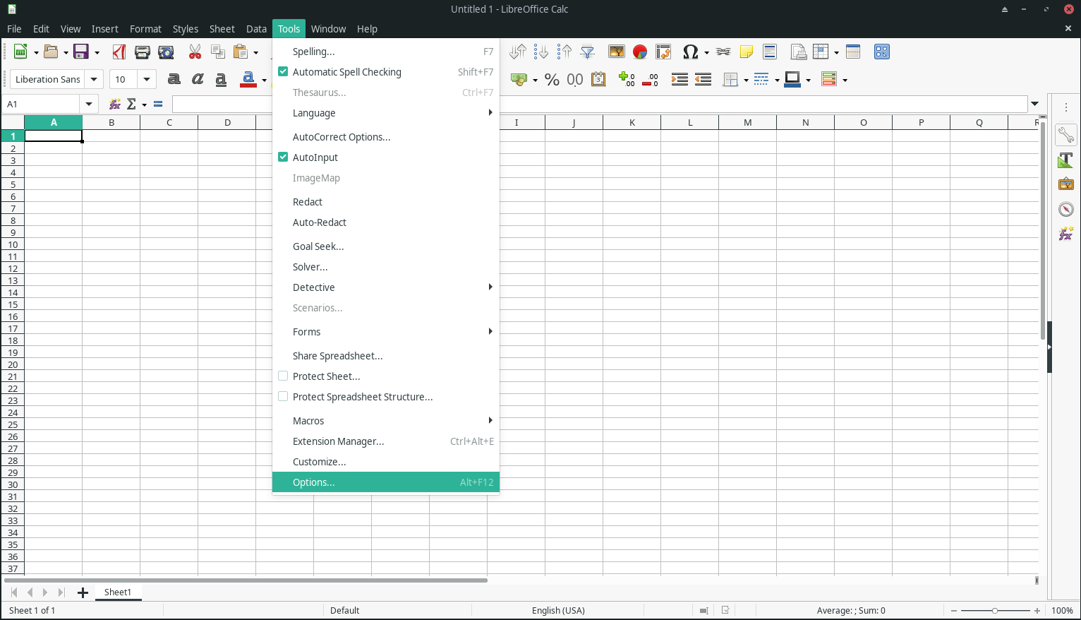 Blogul lu' Ciprian Ascundeti celulele cu valori zero in LibreOffice Calc