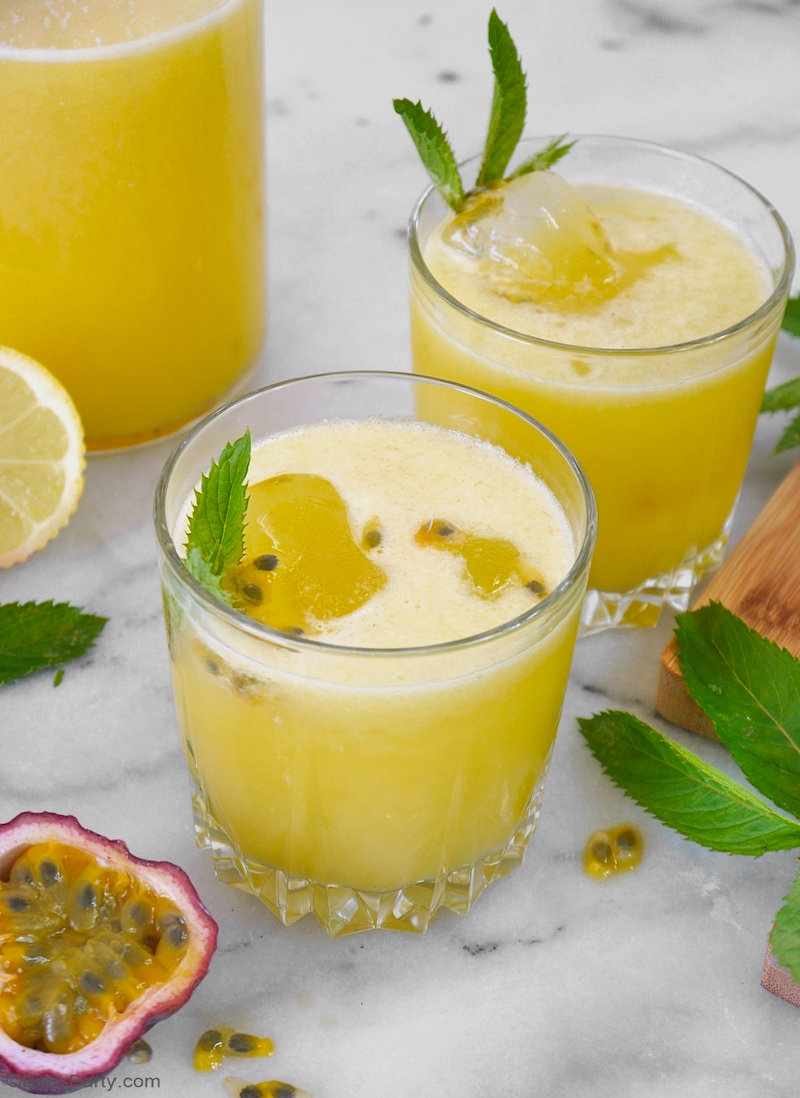 Passion Fruit Lemonade Party Ideas Party Printables Blog