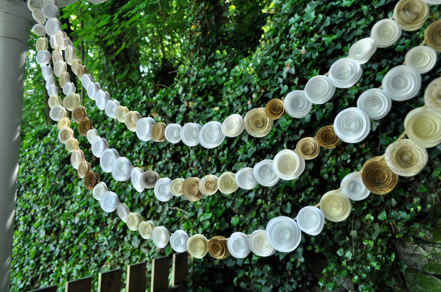 Гирлянда на свадьбу своими руками