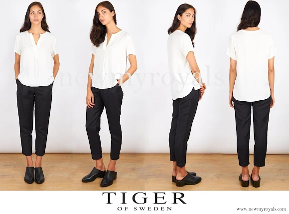 Crown Princess Victoria wore Tiger of Sweden Dulce Blouse