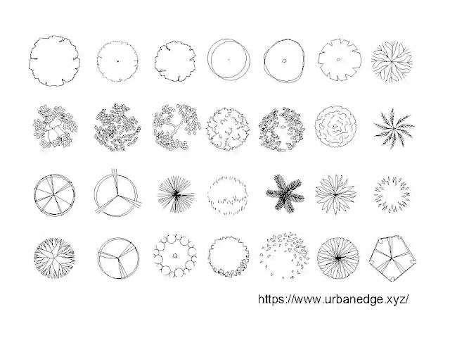 Trees plan cad blocks for landscaping - 25+ CAD Trees
