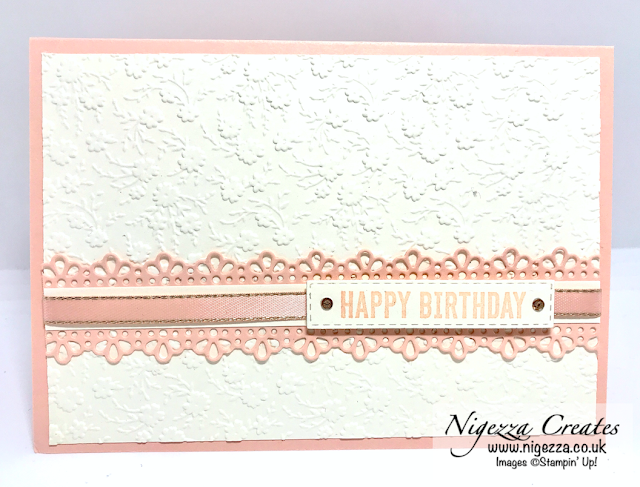 Nigezza Creates with Stampin' Up! & Ornate Borders Birthday Card