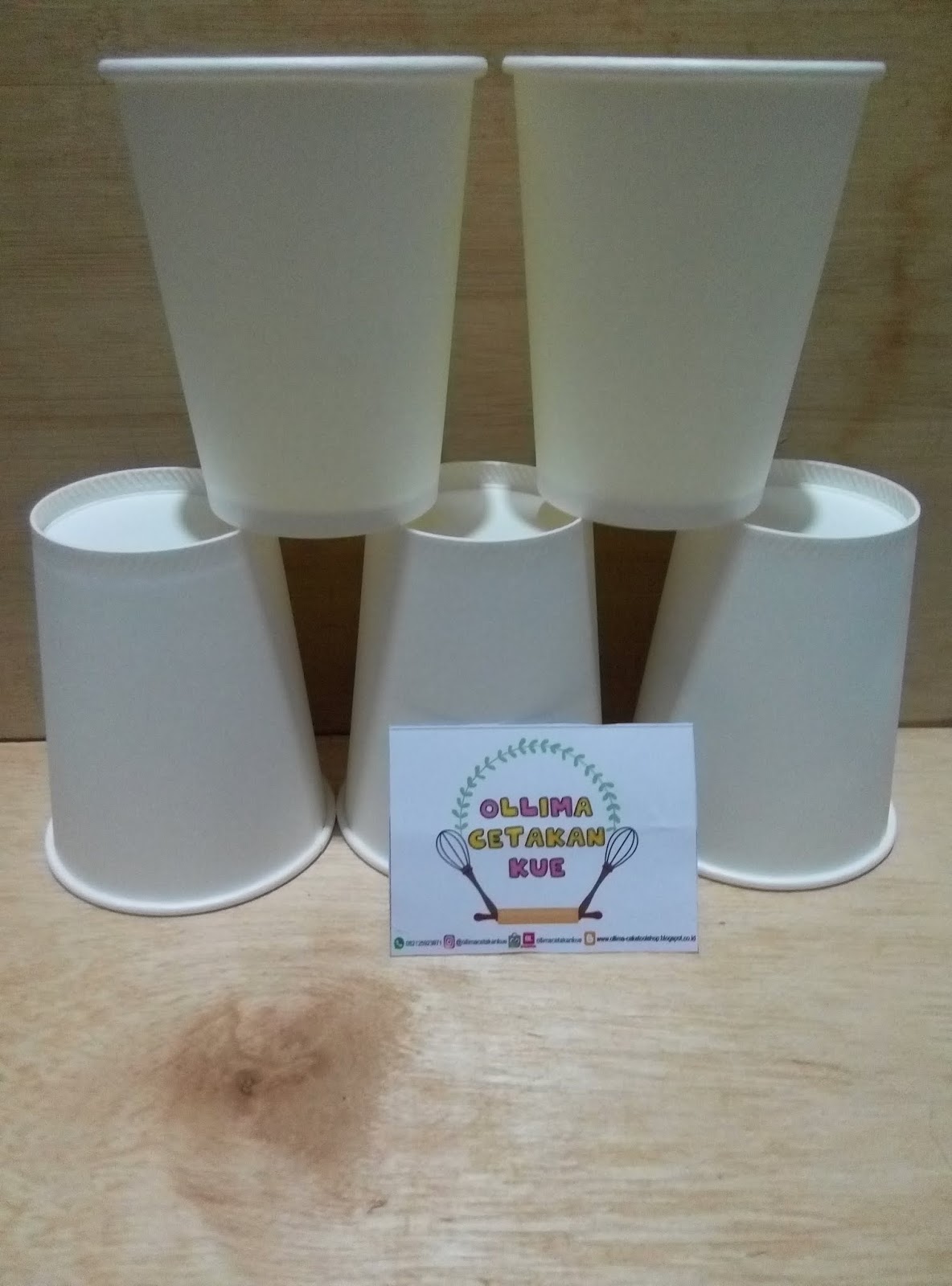 Ollima Cetakan Kue: GELAS / PAPER CUP
