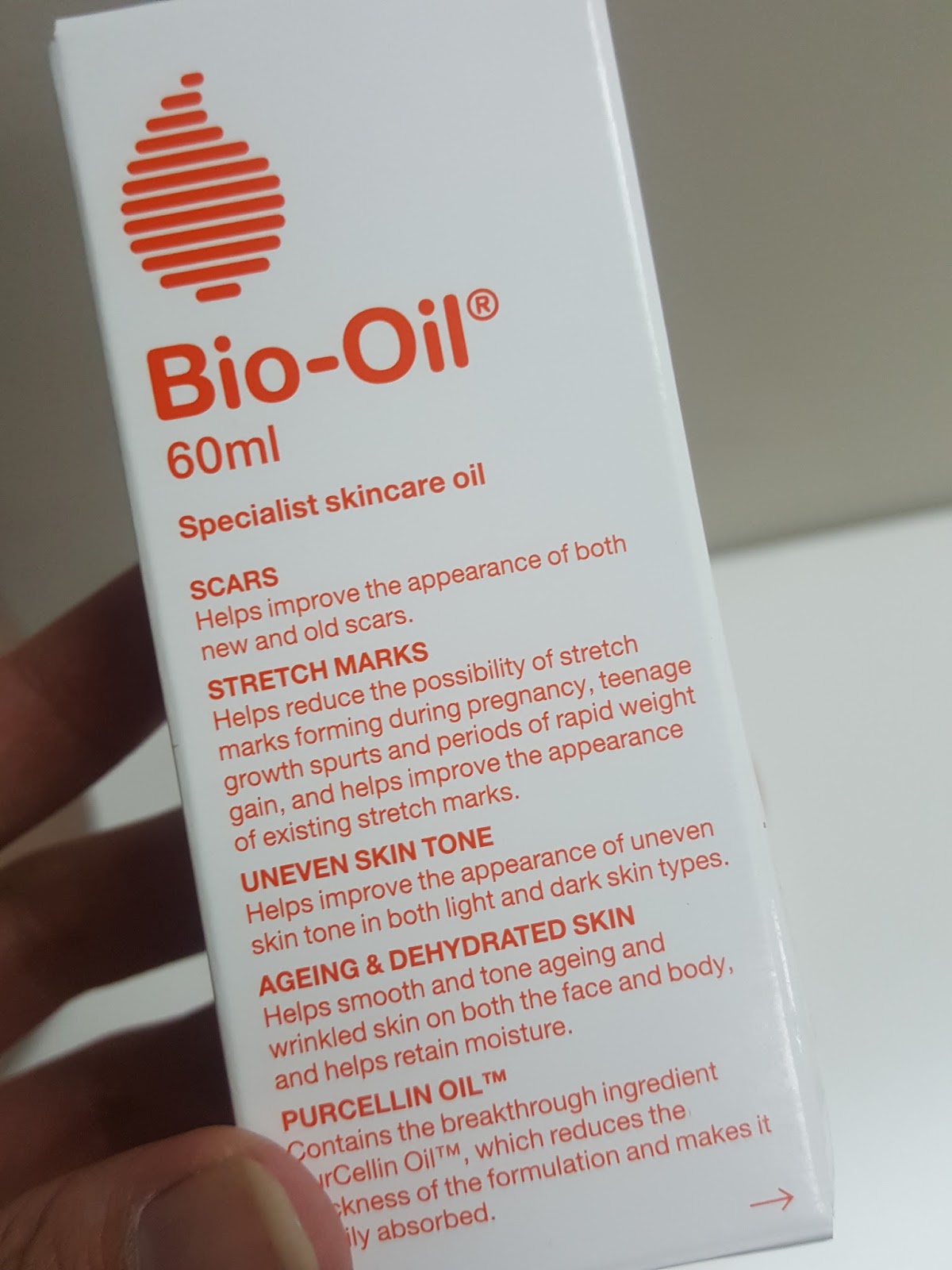 BioOil New packaging still love it! makes wonder for kids massage