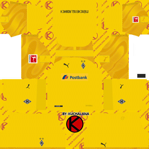 kit dream league soccer 2019 borussia monchengladbach