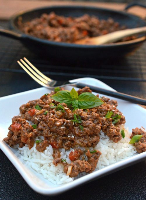 Thai Peanut Ground Beef