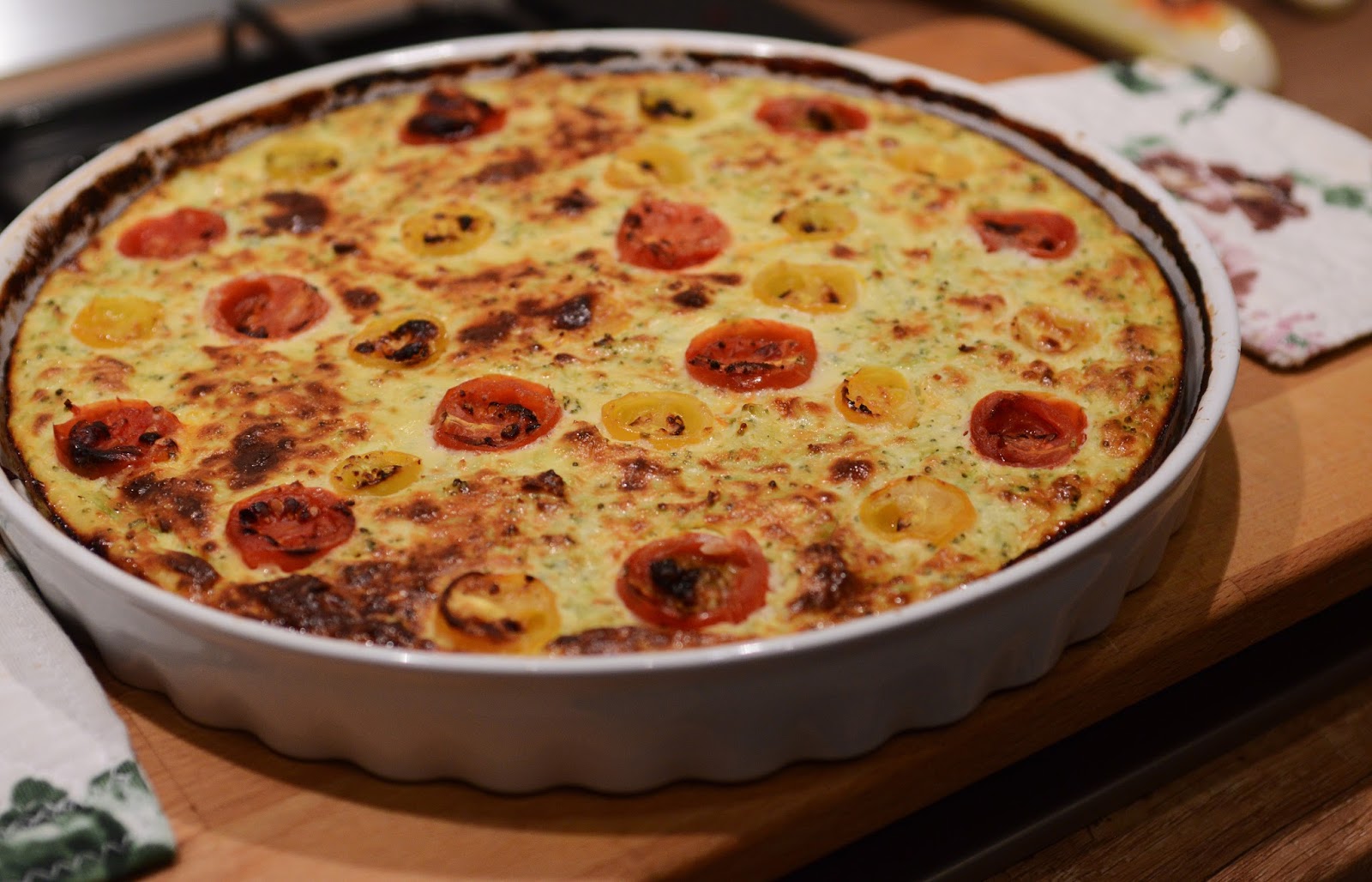 Киш С Рикота, Броколи И Тиквички Ricotta Broccoli Zucchini Quiche