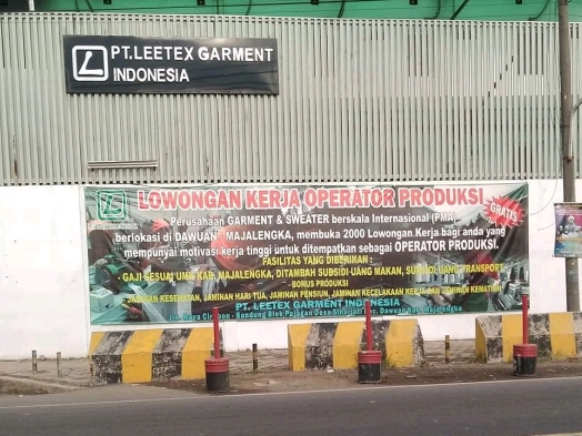 Lowongan Kerja PT Leetex Garment Indonesia 2021