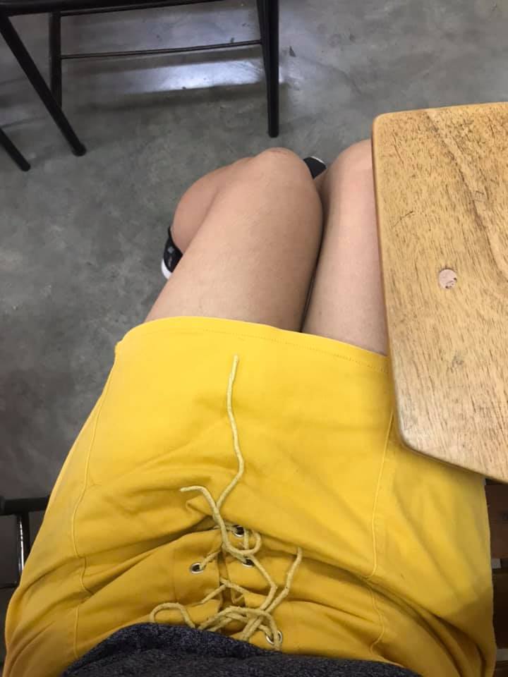 Brother wears skirt for sister, so she could wear his pants to take entrance exams