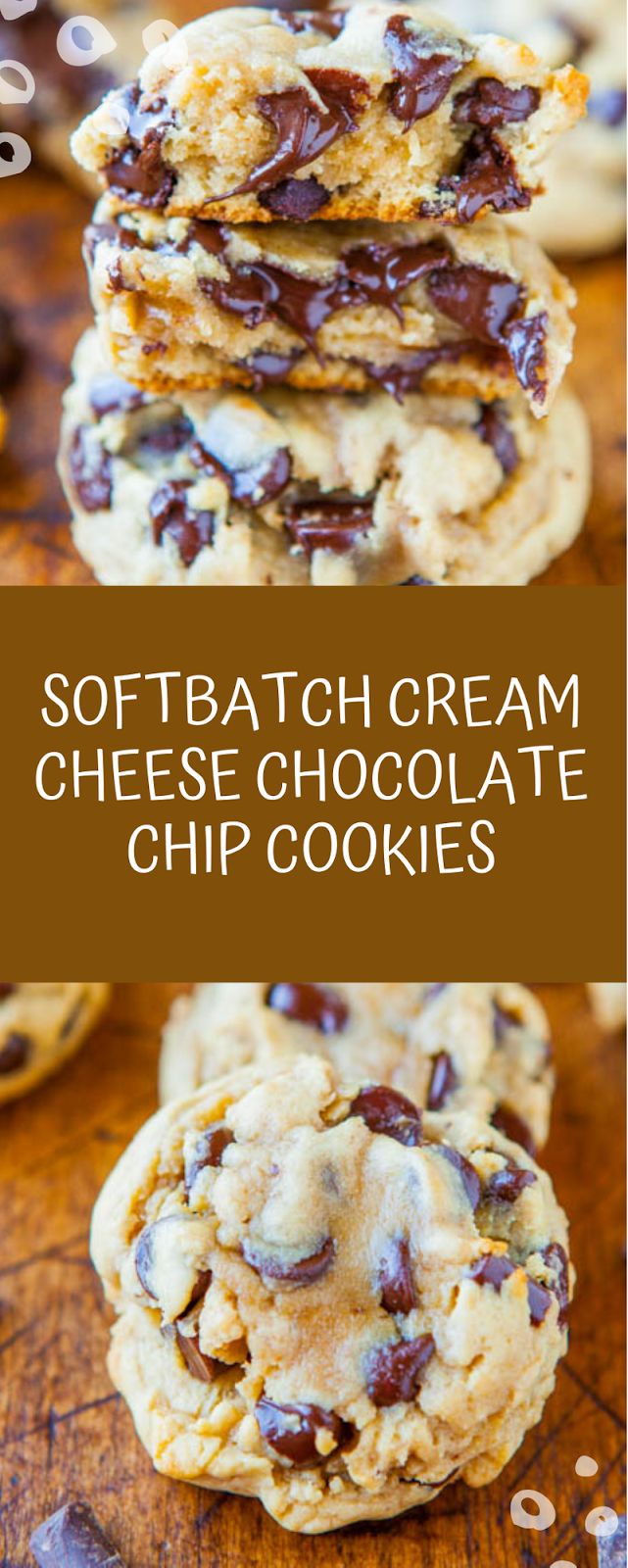 Softbatch Cream Cheese Chocolate Chip Cookies - House Recipes & Home Decor