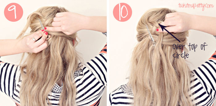Easy Top Knot Hairstyle - AllDayChic