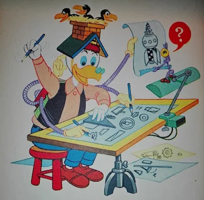 Raffigurazione del "Manuale di Archimede" - Walt Disney