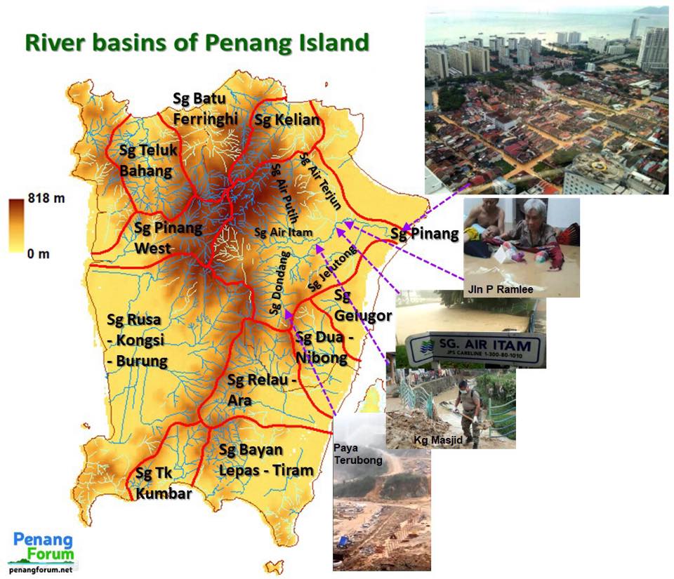 Tanjong Bunga Residents' Association: Know the river basins of Penang