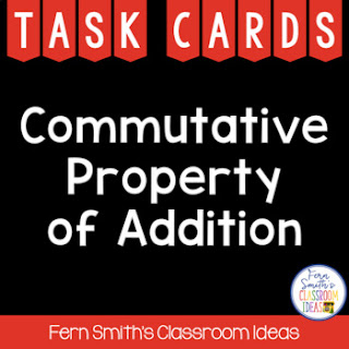 Are You Teaching the Commutative Property of Addition? Lessons, Tips and Resources to Help You! You will love how easy it is to prepare these task cards for your centers, small group work, scoot, read the room, homework, seat work, the possibilities are endless. Your students will enjoy the freedom of task cards while learning and reviewing important skills at the same time! Perfect for review. Students can answer in your classroom journals or the recording sheet. Perfect for an assessment grade for the week. Twenty-Four Commutative Property of Addition Task Cards. 
