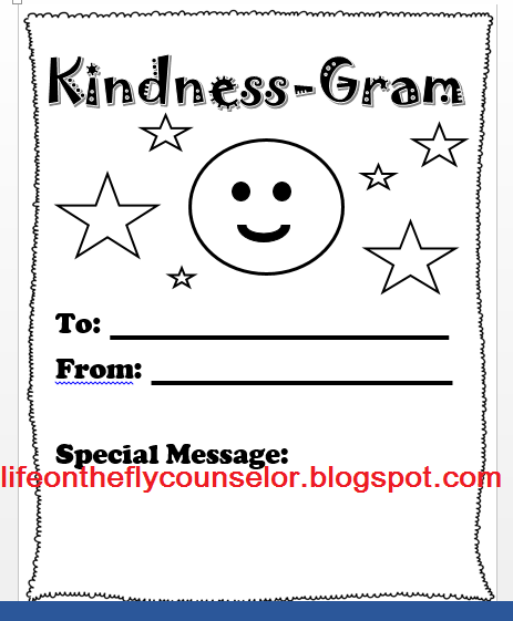 Kindness Gram Template