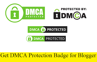 Get DMCA Protection Badge for Blogger