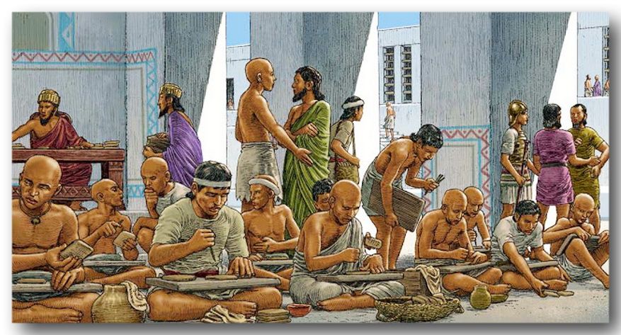 sumerlerde yazinin ve okulun ortaya