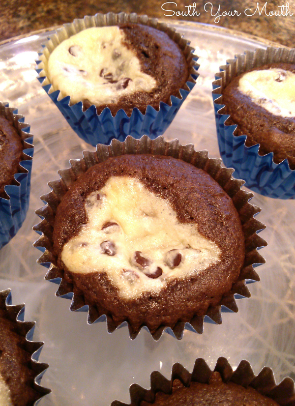 South Your Mouth Black Bottom Cupcakes