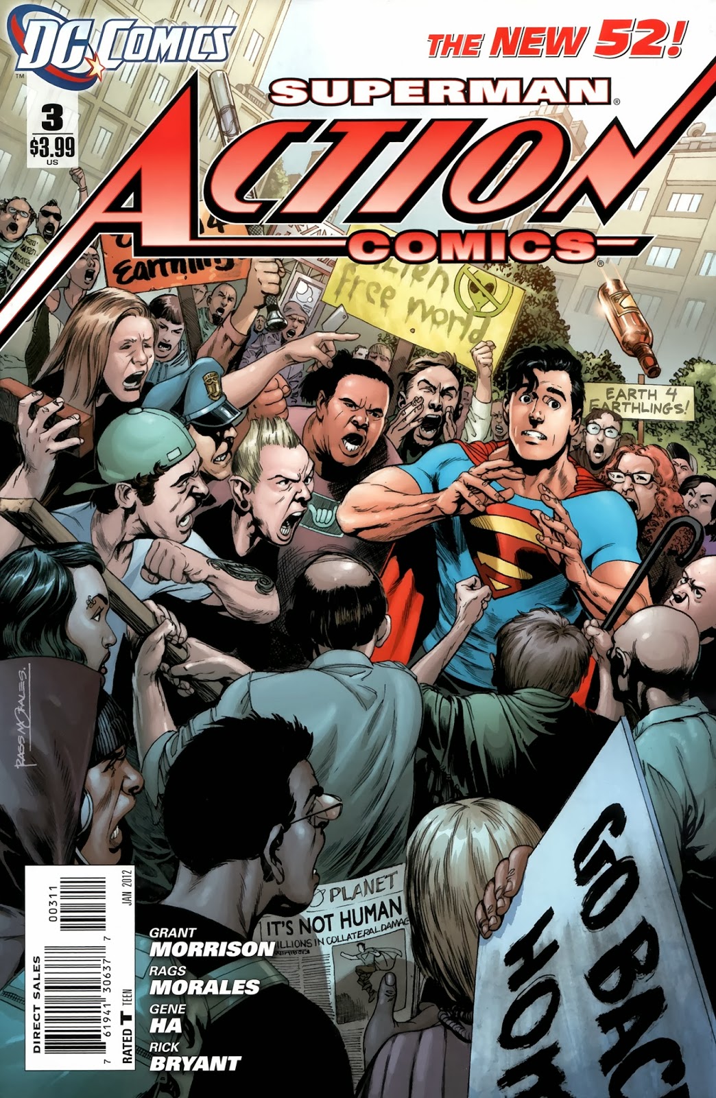 Action Comics Superman E Gli Uomini D'acciaio
