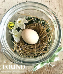 boho style, color, crafting, decorating, DIY, diy decorating, Easter, farmhouse style, garden, nests, neutrals, original designs, re-purposing, rustic style, salvaged, seasonal, spring, up-cycling, thrifted, vintage, handmade, spring vignettes