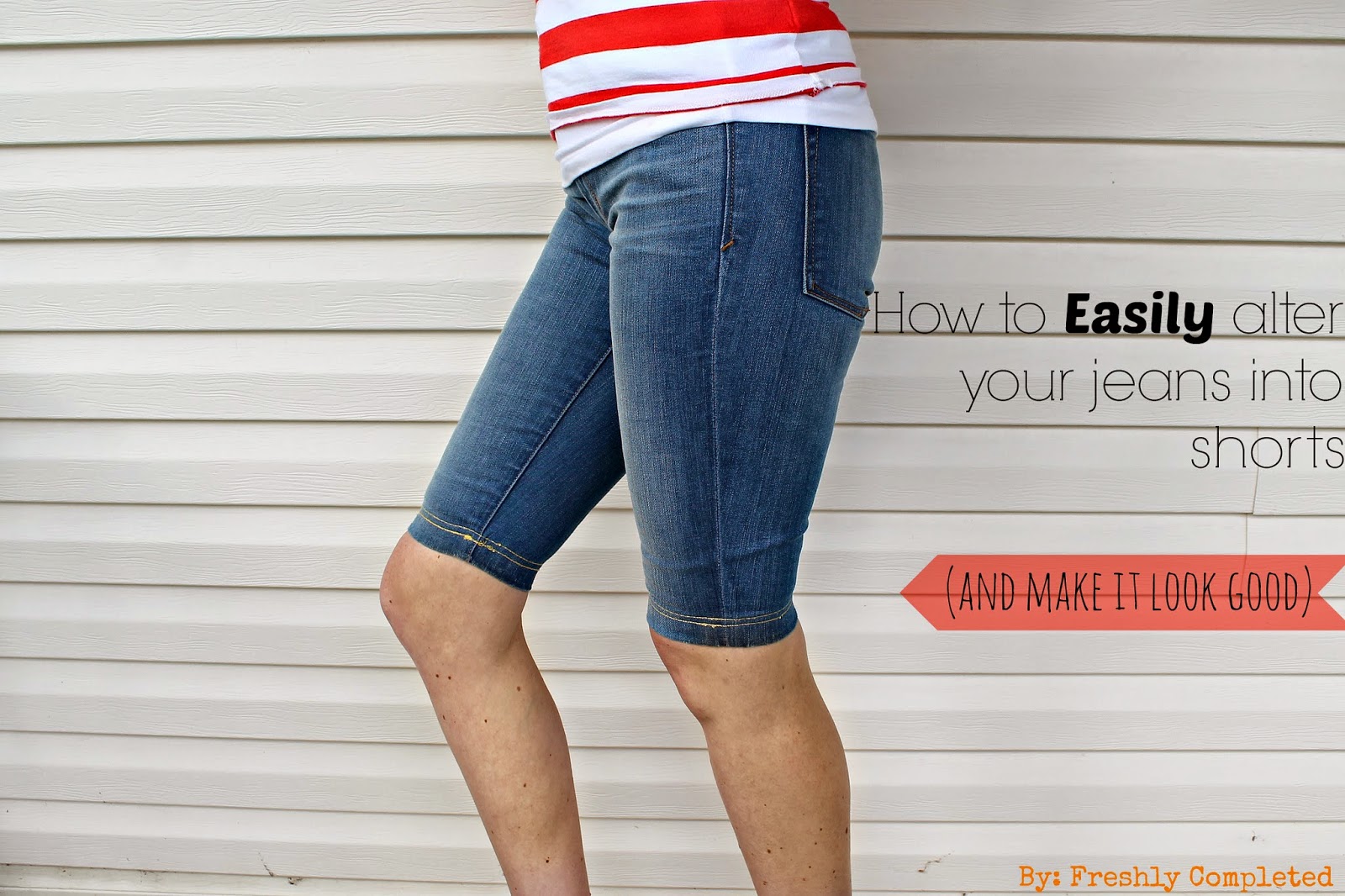 How alter your Jeans into Shorts