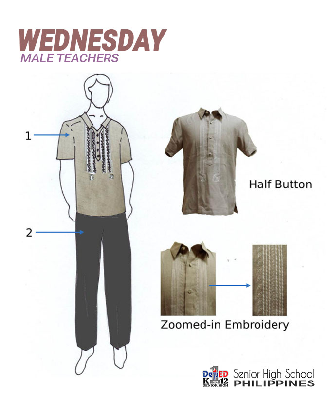 National Uniform for DepEd Teaching Personnel (SY 20212022) Senior