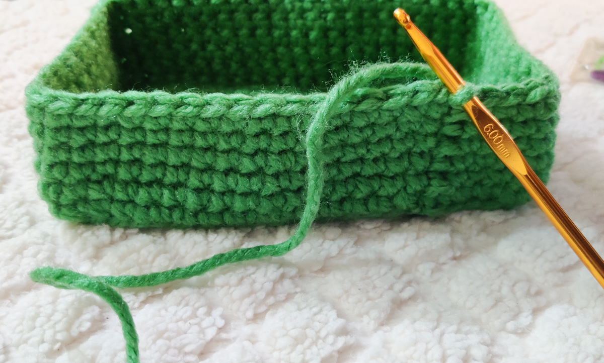 Raji's Craft Hobby Make Your Own Rectangle Crochet Basket