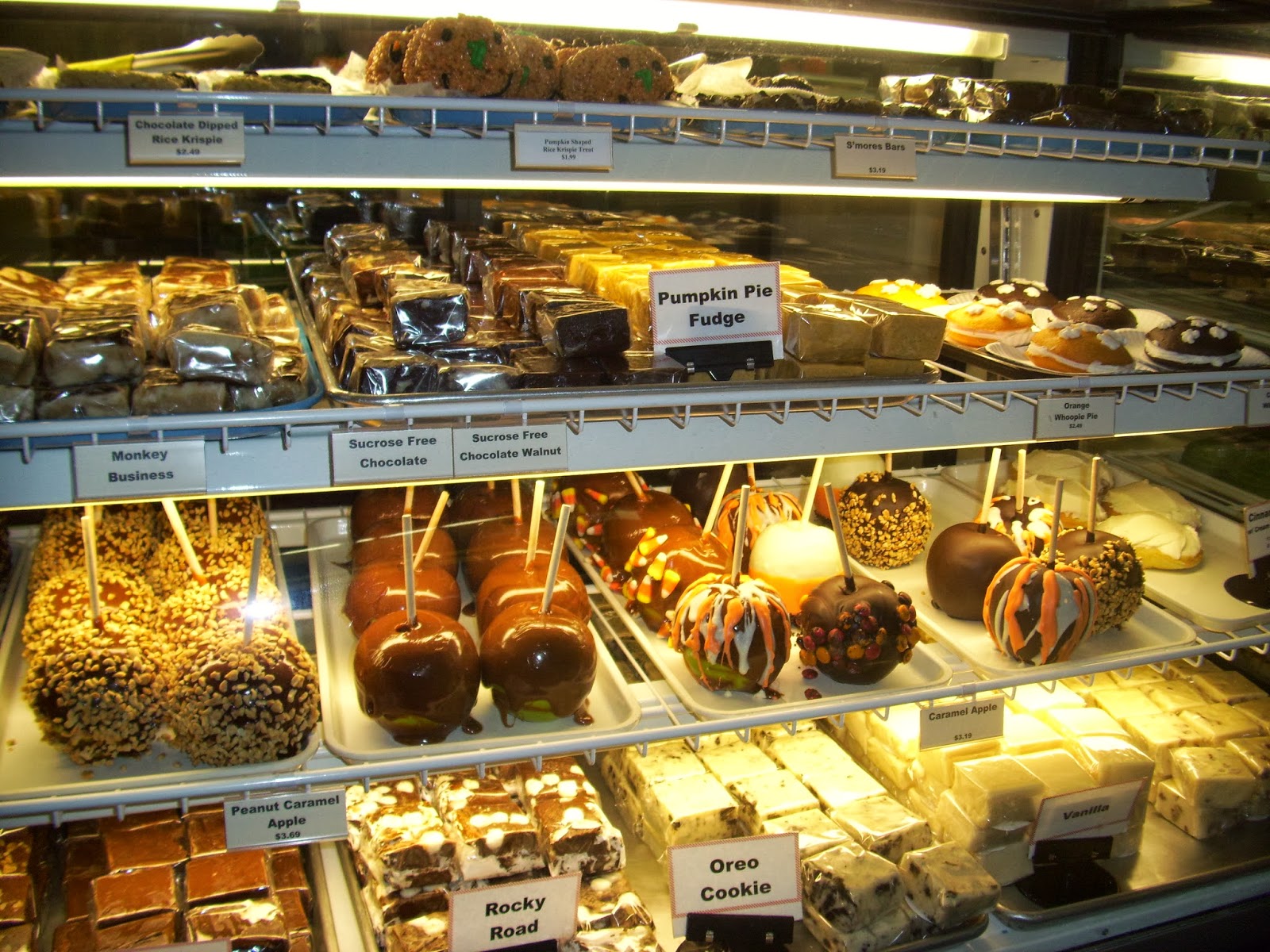 Sweets at Holiday World Santa Claus, Indiana