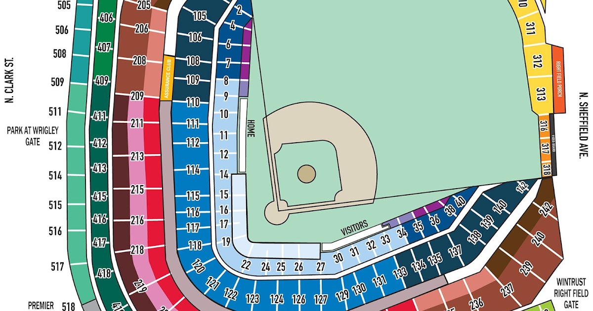 Chicago Cubs Seating Chart 2018