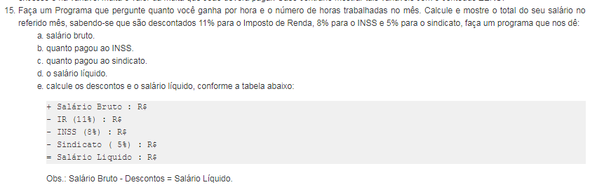Redes e Cloud: Python - Exercícios